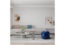 Vesgantti Sitzhocker Blau Moderner Samt Hocker Bild 3