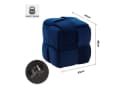 Vesgantti Sitzhocker Blau Moderner Samt Hocker Bild 4