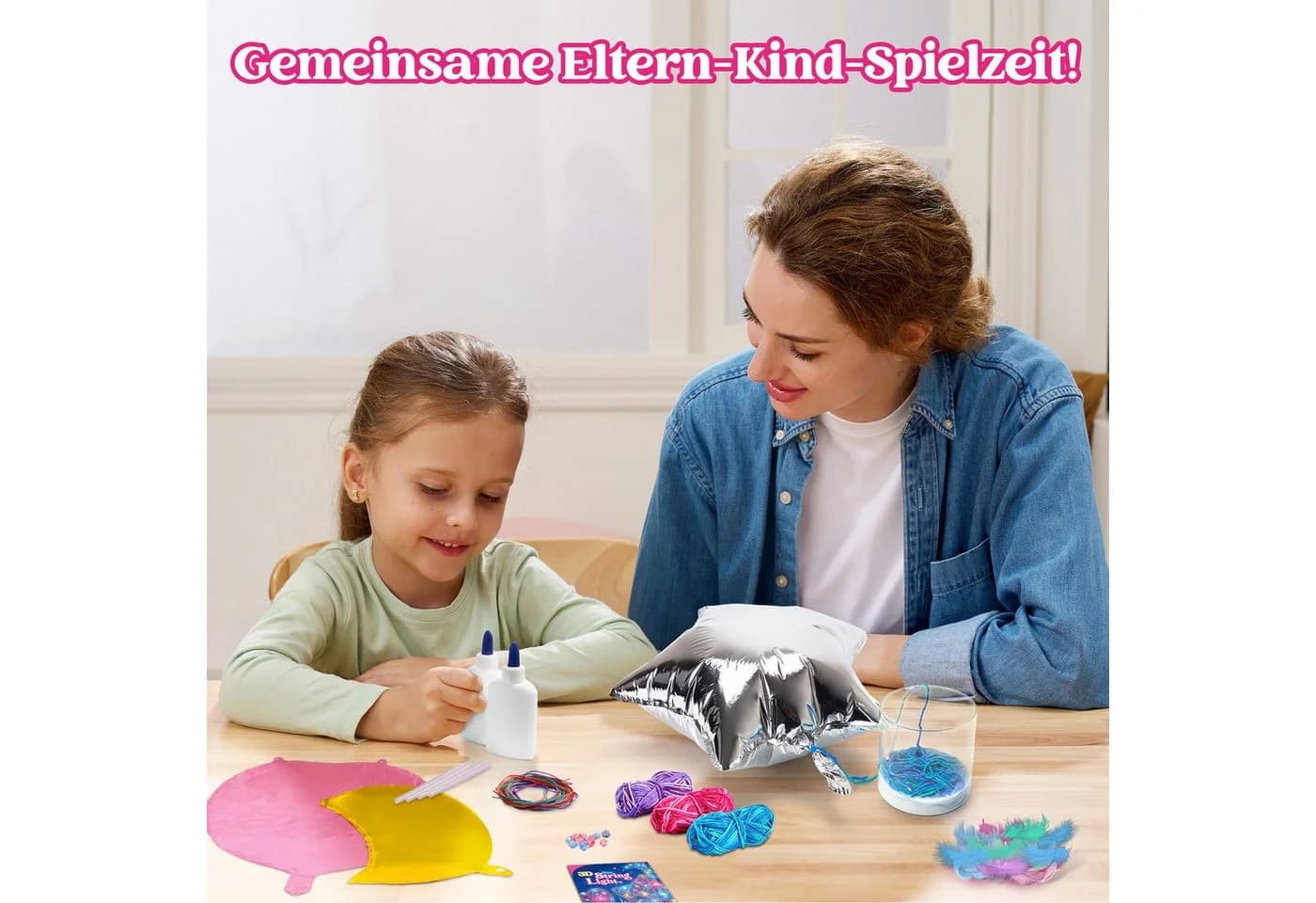 Klever Kits 3D-Fadenkunst-Set für Kinder mit LED-Lichtern - Bild 5