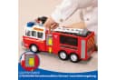 JOYIN Spielzeug-Feuerwehr mit LED-Projektion und Sirene, Rot Bild 3