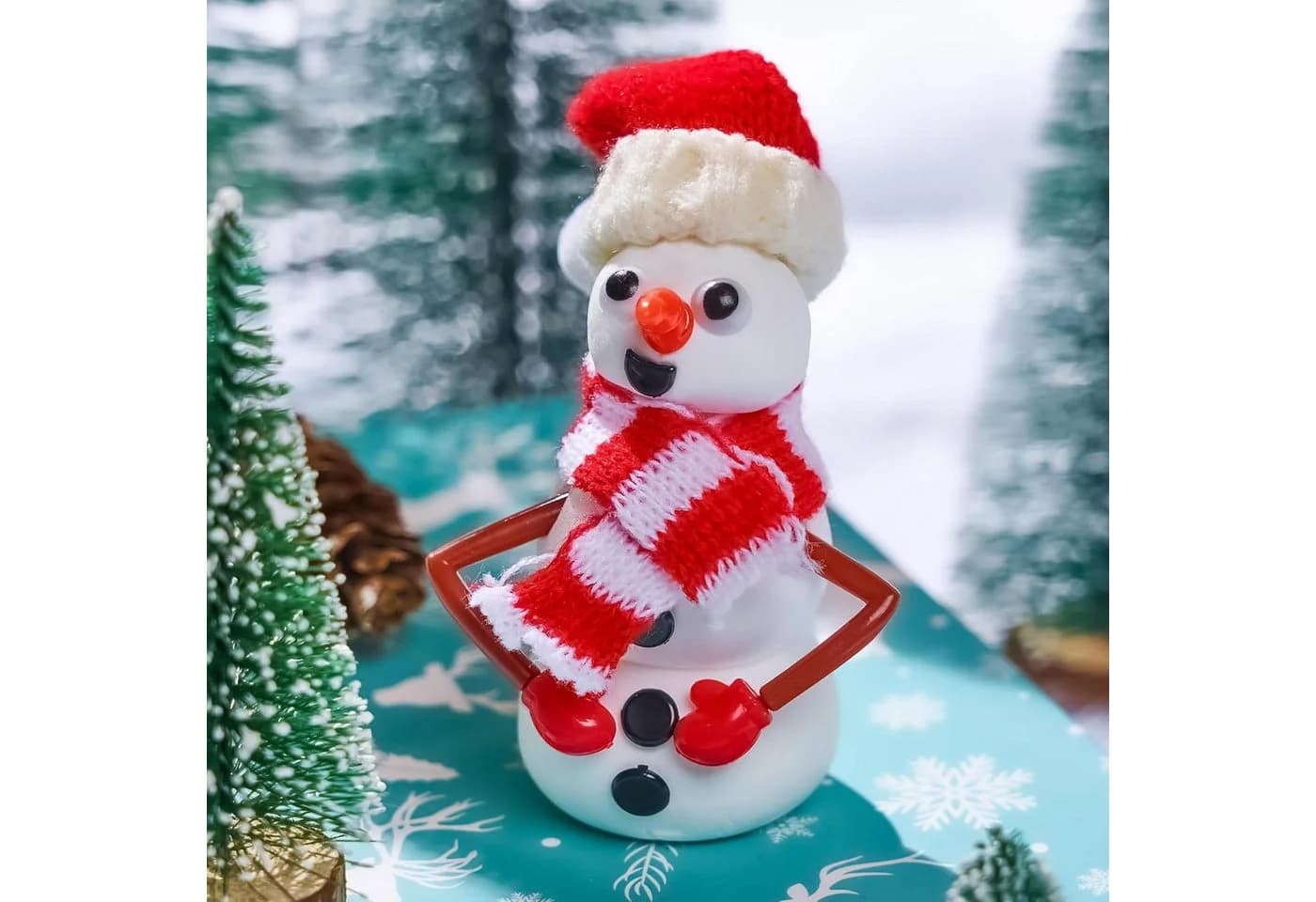 JOYIN Kreativset Schneemann-Bastelset für Weihnachten, 3 Stück - Bild 4
