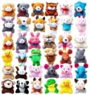 JOYIN 12er Set Mini-Plüschtiere Bunt als Schlüsselanhänger Bild 2