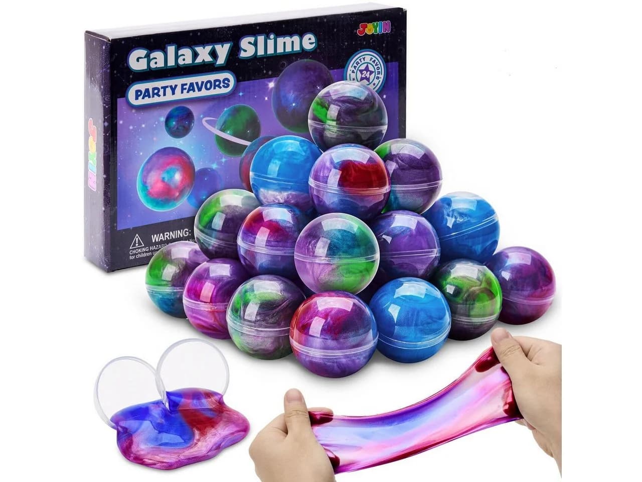 JOYIN 24er Slime Kit Rosa Galaktische Schleimkugeln - Bild 2