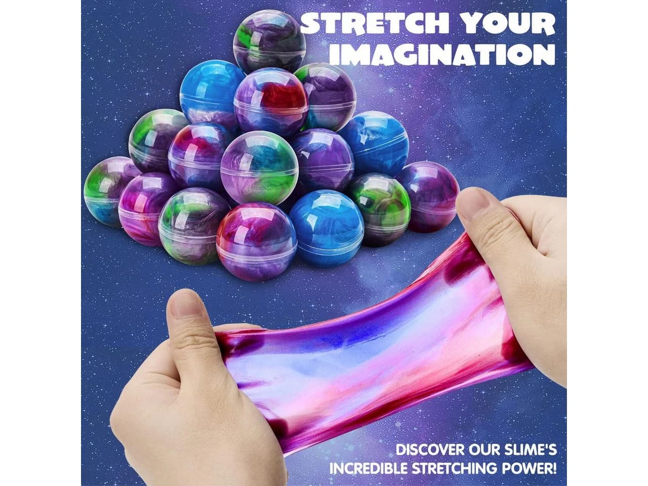 JOYIN 24er Slime Kit Rosa Galaktische Schleimkugeln - Bild 4