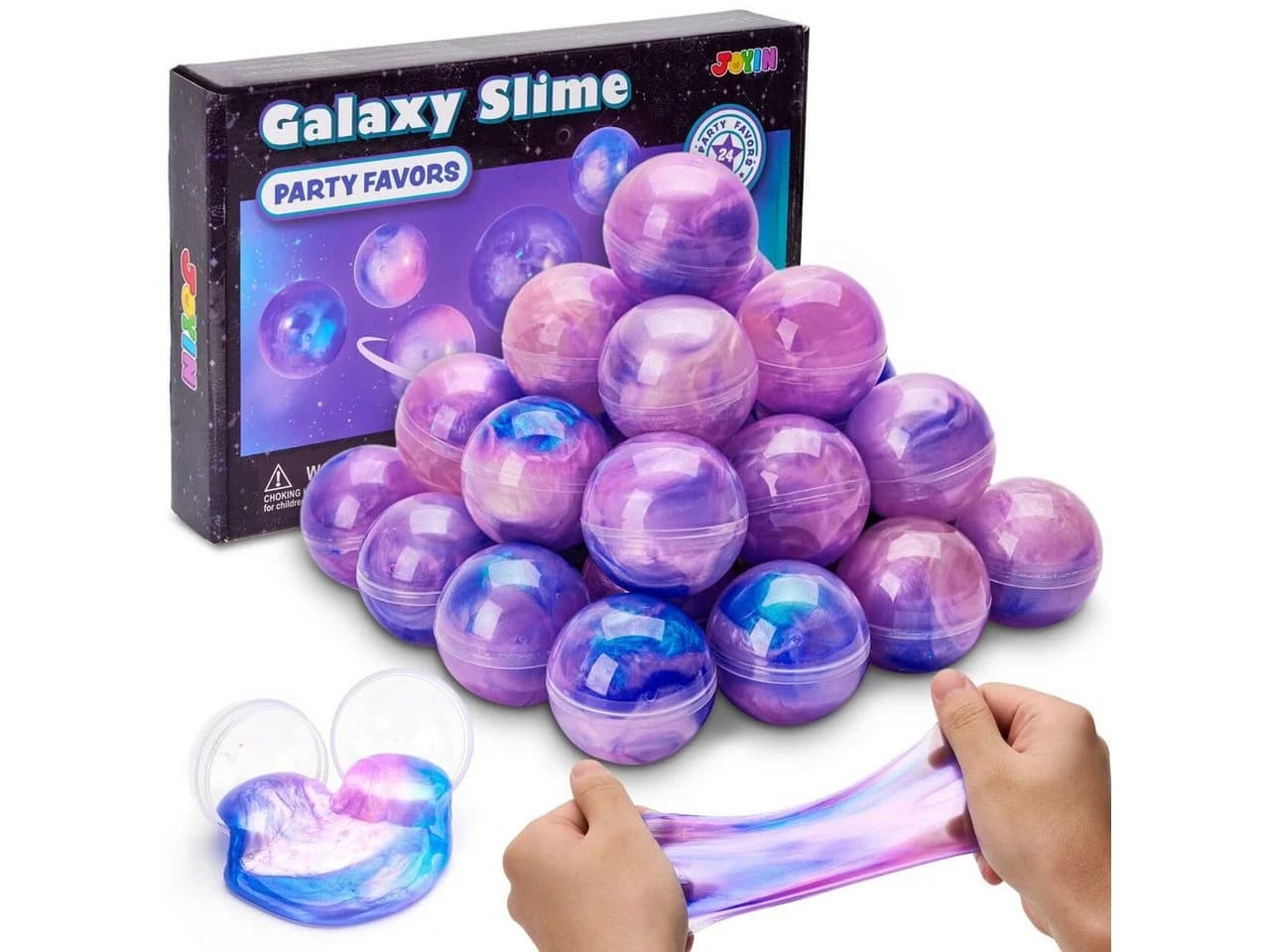 JOYIN Knete 24 Pack Slime Kit Rosa Galaxy - Bild 2
