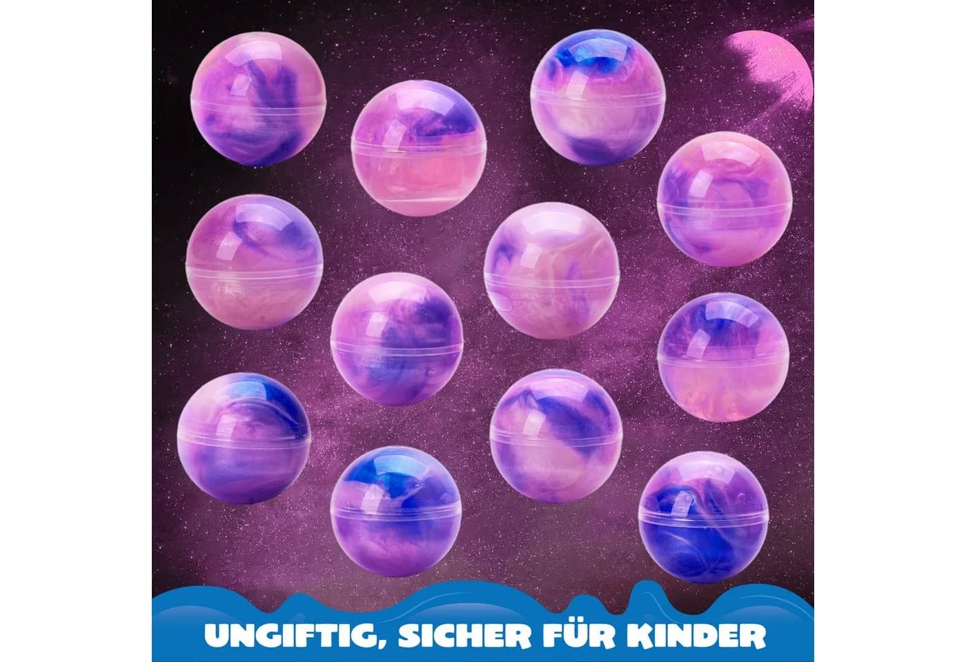 JOYIN Knete 24 Pack Slime Kit Rosa Galaxy - Bild 5
