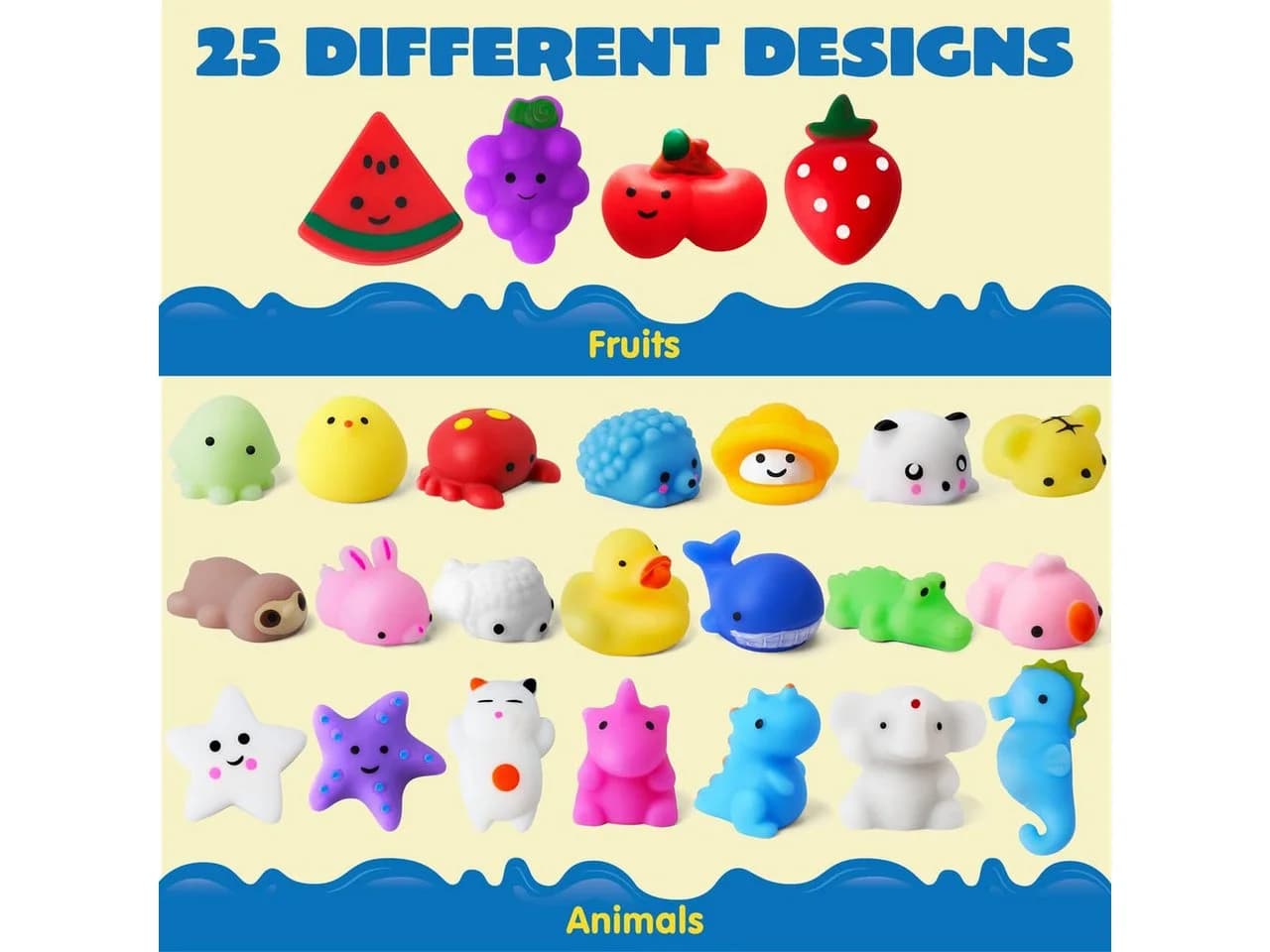 JOYIN Mochi Squishy Toys Set 25-tlg. Mini Mochi Squishy - Bild 3