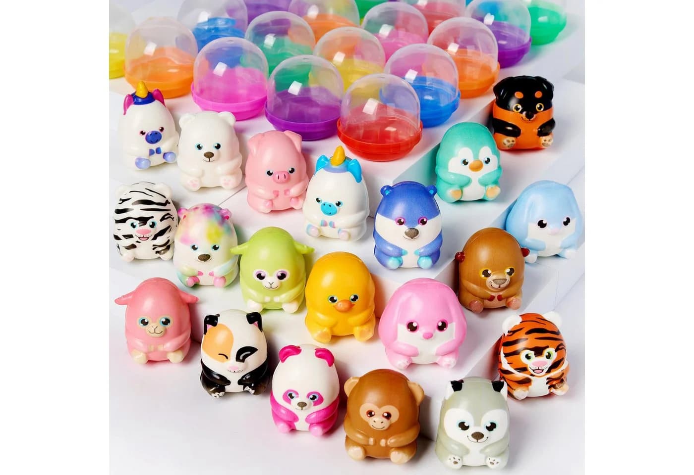 JOYIN 20 Squishies Anti-Stress Fidget-Spielzeug Bunt - Bild 3