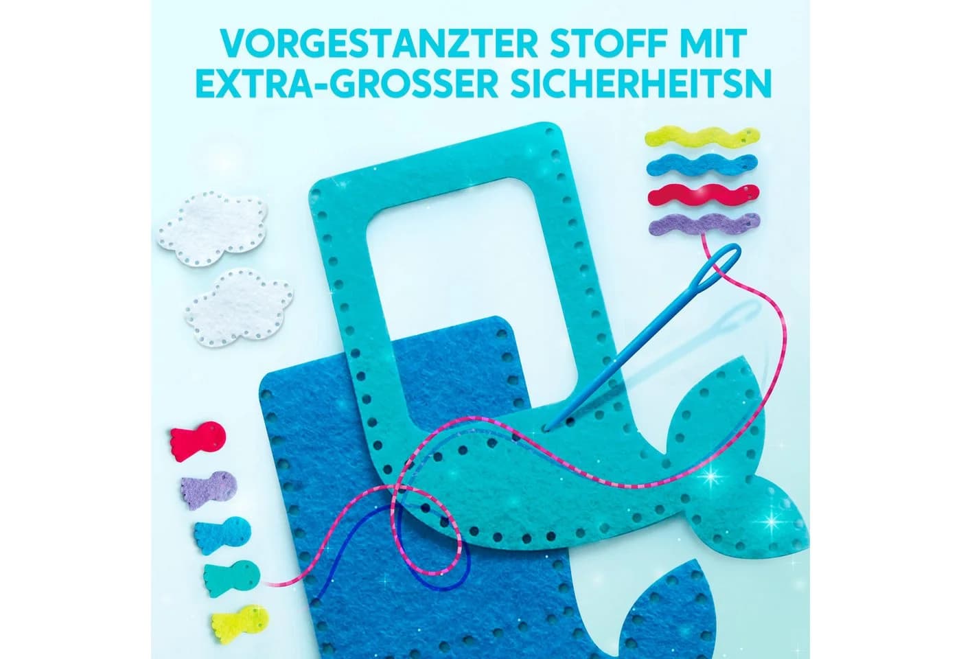 Klever Kits Nähset für Kinder ab 6 Jahren 7-tlg. - Bild 3