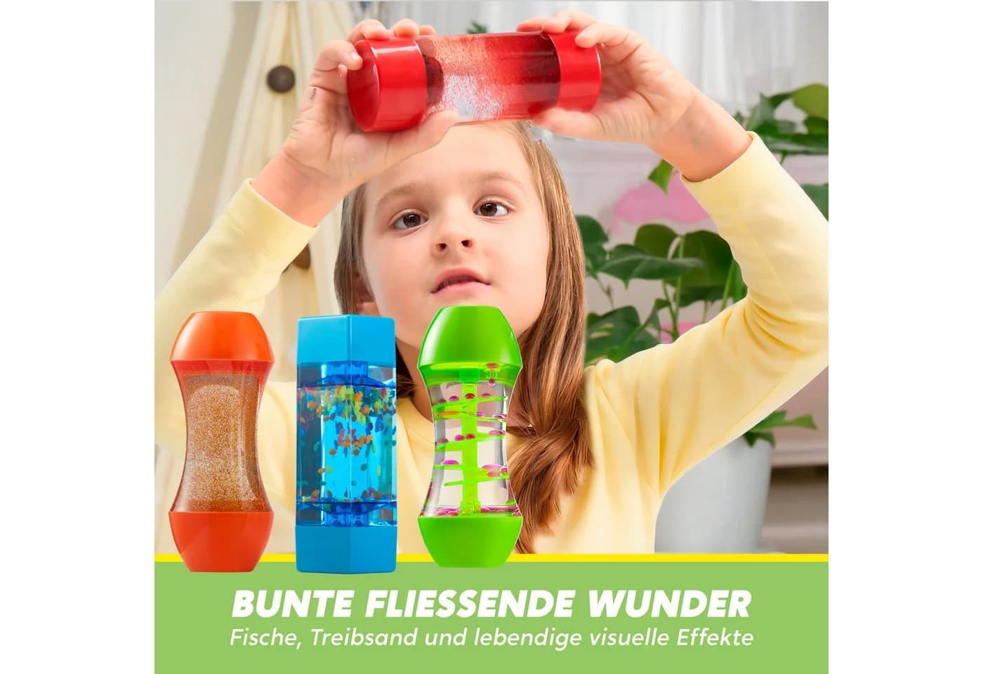 JOYIN 4er-Set Fidget Tubes Sensorikröhren Stressbewältigung - Bild 4