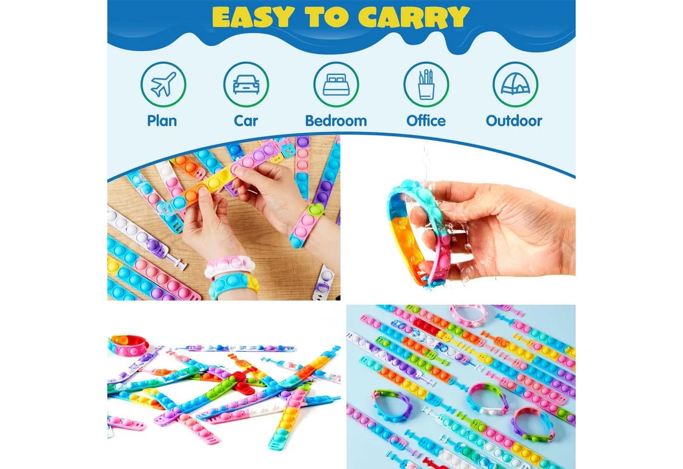JOYIN Fidget Spinner Set 25-tlg. für Kinder ab 3 Jahren - Bild 4
