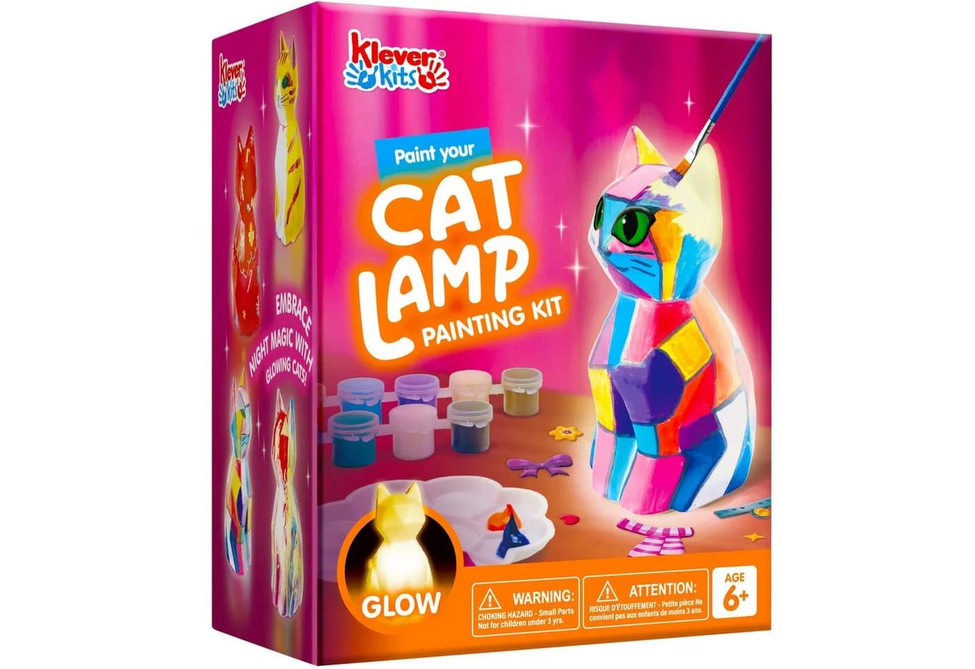 Klever Kits Katze Lampe Bastelset - LumoCat DIY Leuchtende Katzenlampe für Kinder ab 6 Jahren - Bild 2