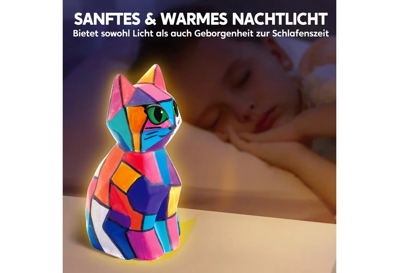 Klever Kits Katze Lampe Bastelset - LumoCat DIY Leuchtende Katzenlampe für Kinder ab 6 Jahren - Bild 4