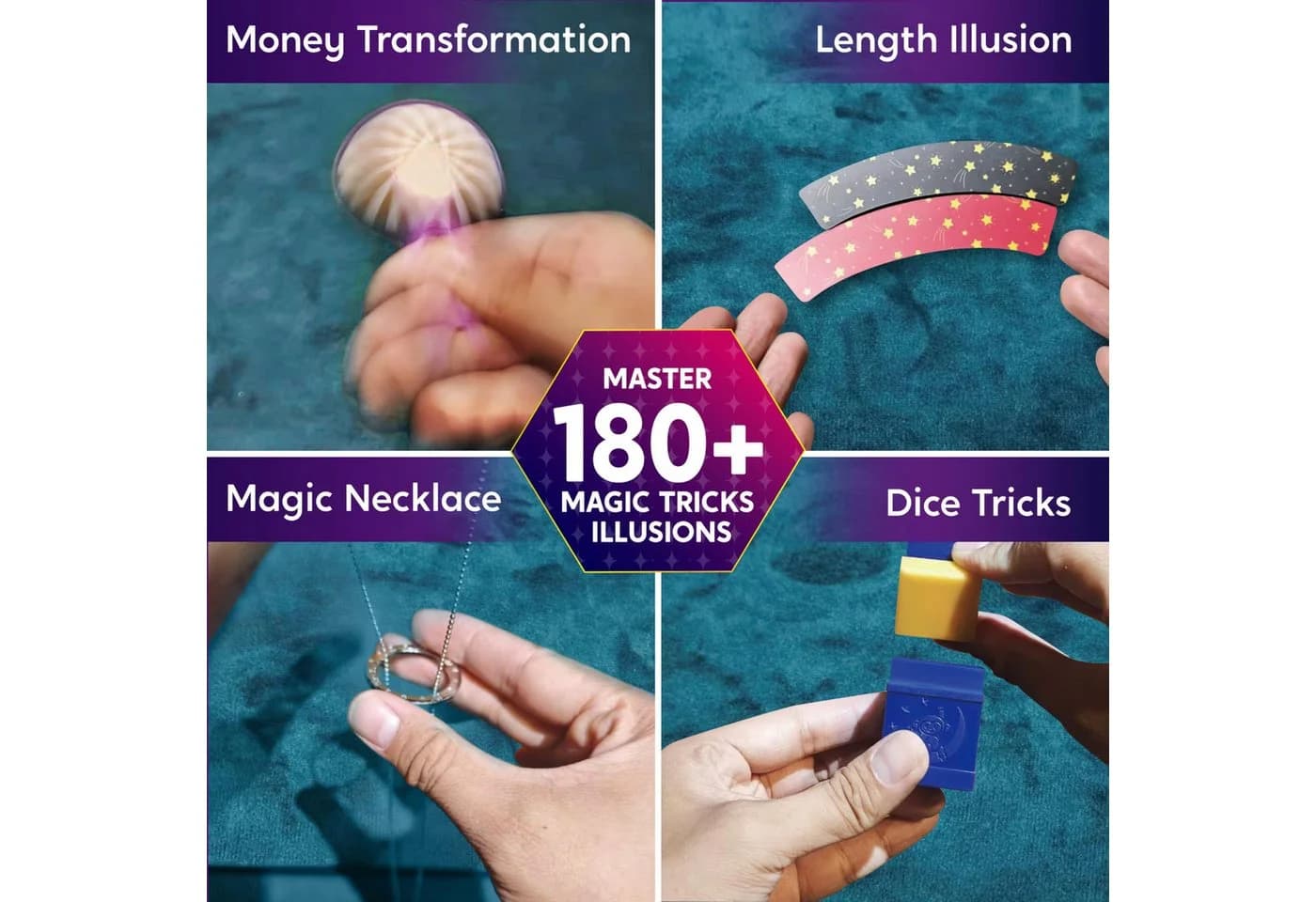 Klever Kits Zauberkasten 180+ Zaubertricks mit Video-Lektionen