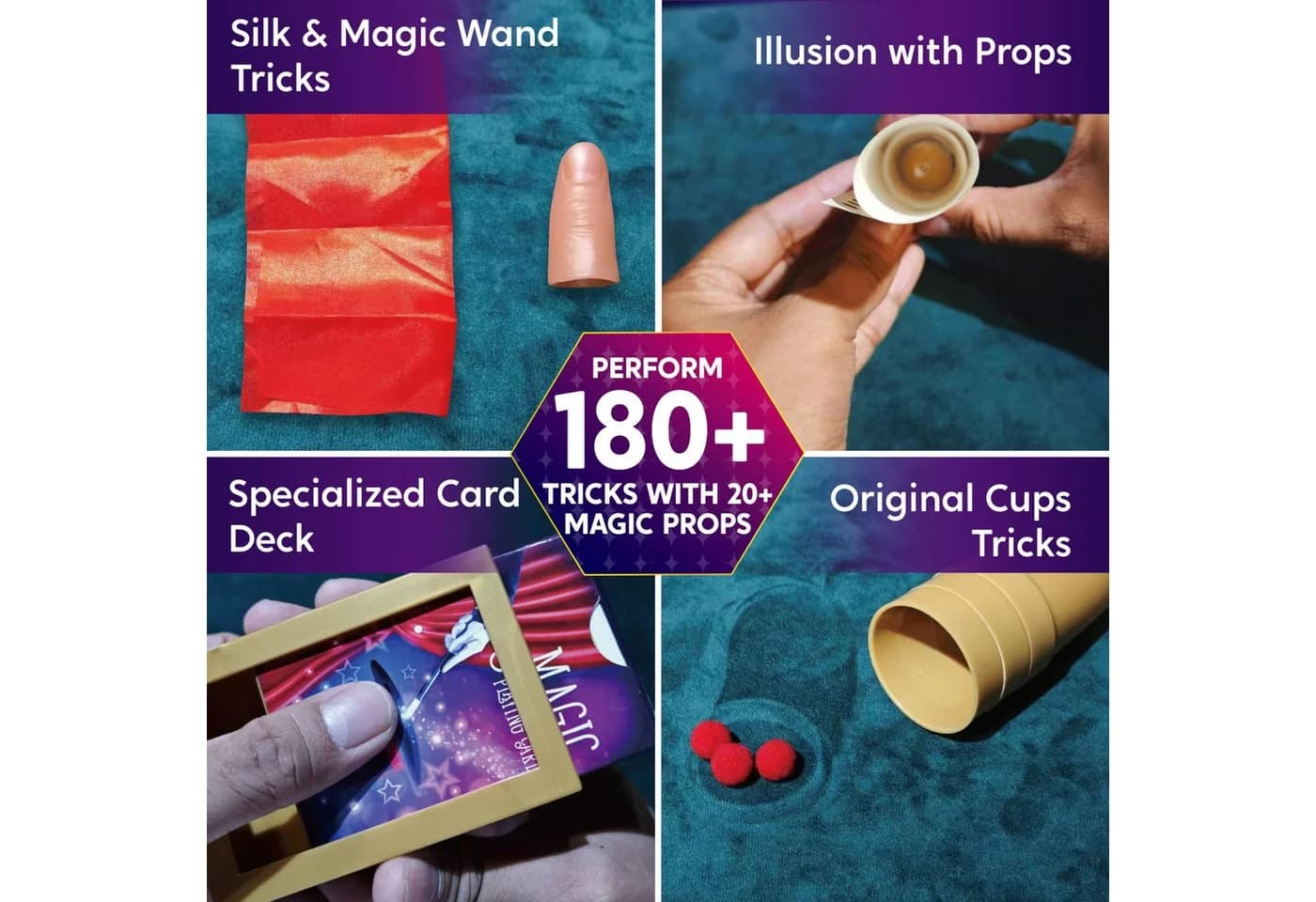 Klever Kits Zauberkasten 180+ Zaubertricks mit Video-Lektionen - Bild 3