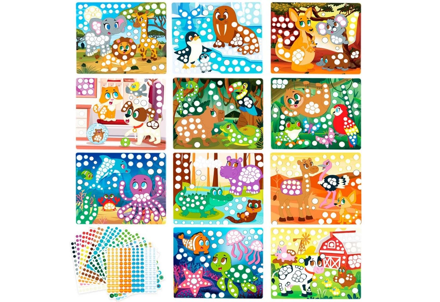 Klever Kits Dot Art Aktivität Einhörner Prinzessinnen Bunt - Bild 2