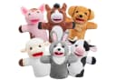 JOYIN 6 Stück Tier Handpuppen Set für Kinder Bild 2