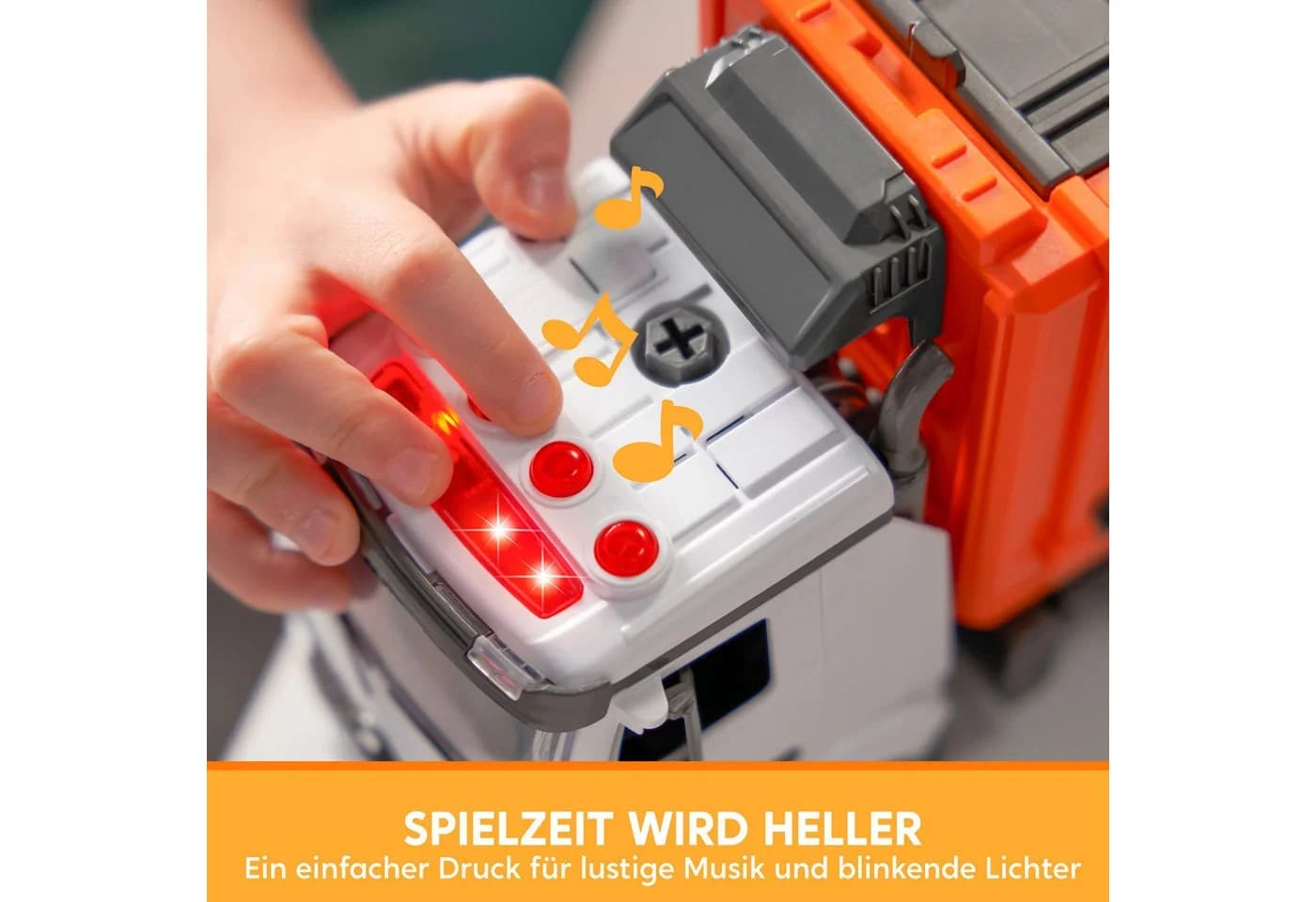JOYIN Jumbo Müllauto Spielzeug Müllwagen Kinder ab 3 Jahre - Bild 4