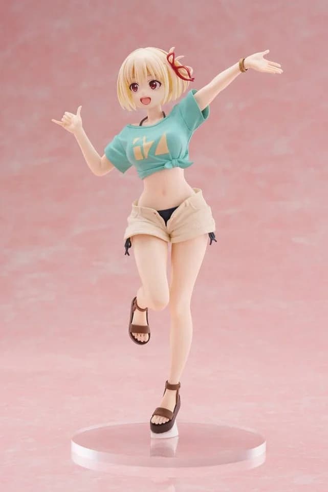 Taito Prize Lycoris Recoil Coreful Chisato Nishikigi Hawaiian Ver. 18 cm - Bild 3