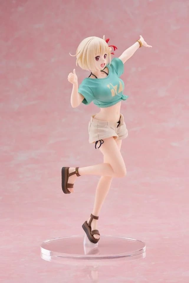 Taito Prize Lycoris Recoil Coreful Chisato Nishikigi Hawaiian Ver. 18 cm - Bild 5