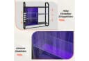 Bestier LED-Wandregal Küchenregal 84 cm mit verstellbarem Glasboden Bild 4