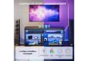 Bestier Lowboard TV-Schrank mit LED-Beleuchtung Weiß/Schwarz Bild 1