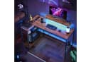 Bestier L-förmiger Gaming Schreibtisch 122x82 cm mit Regal & LED-Beleuchtung Bild 1