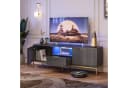 Bestier TV-Schrank Lowboard 65 Zoll Schwarz Gold Bild 4