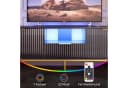 Bestier TV-Schrank Lowboard 65 Zoll Schwarz Gold Bild 5