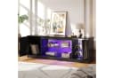 Bestier TV-Schrank Lowboard für 65 Zoll & kleinere TVs, RGB-LED-Beleuchtung Bild 4
