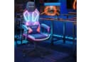 Bestier Gaming-Stuhl mit LED-Lichtleiste & Lendenwirbelstütze Bild 1