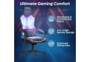 Bestier Gaming-Stuhl mit LED-Lichtleiste & Lendenwirbelstütze Bild 4