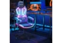 Bestier Gaming-Stuhl mit LED-Lichtleiste und Lendenwirbelstütze Bild 1