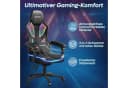 Bestier Gaming-Stuhl mit LED-Lichtleiste und Lendenwirbelstütze Bild 4