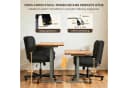Bestier Ergonomischer Bürostuhl Schwarz mit verstellbarer Rückenlehne Bild 5