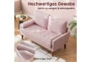 OUNUO 2-Sitzer Sofa Modern Rosa Bild 4