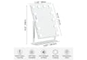 Dripex Schminkspiegel 12 LED 3 Lichtfarben Dimmfunktion Kabelloses Laden Bild 5