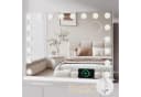 Dripex Hollywood Schminkspiegel mit LED, 3 Lichtfarben dimmbar Bild 1