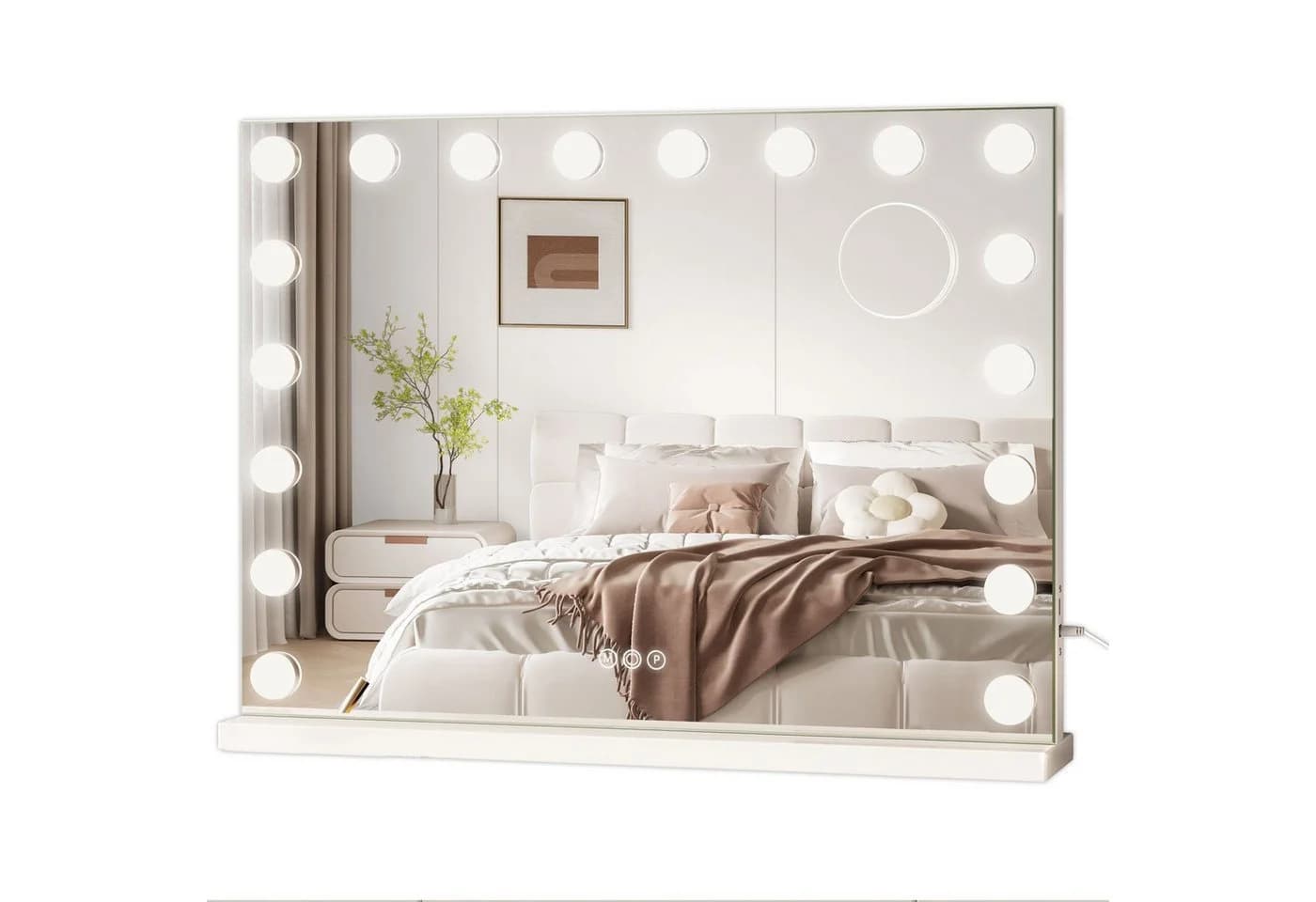 Dripex Hollywood Schminkspiegel mit LED, 3 Lichtfarben dimmbar - Bild 2