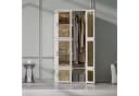 Dripex Kleiderschrank Faltbarer Schrank Mehrzweckschrank mit magnetische Türen Einfache Montage Bild 1