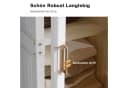 Dripex Kleiderschrank Faltbarer Schrank Mehrzweckschrank mit magnetische Türen Einfache Montage Bild 5