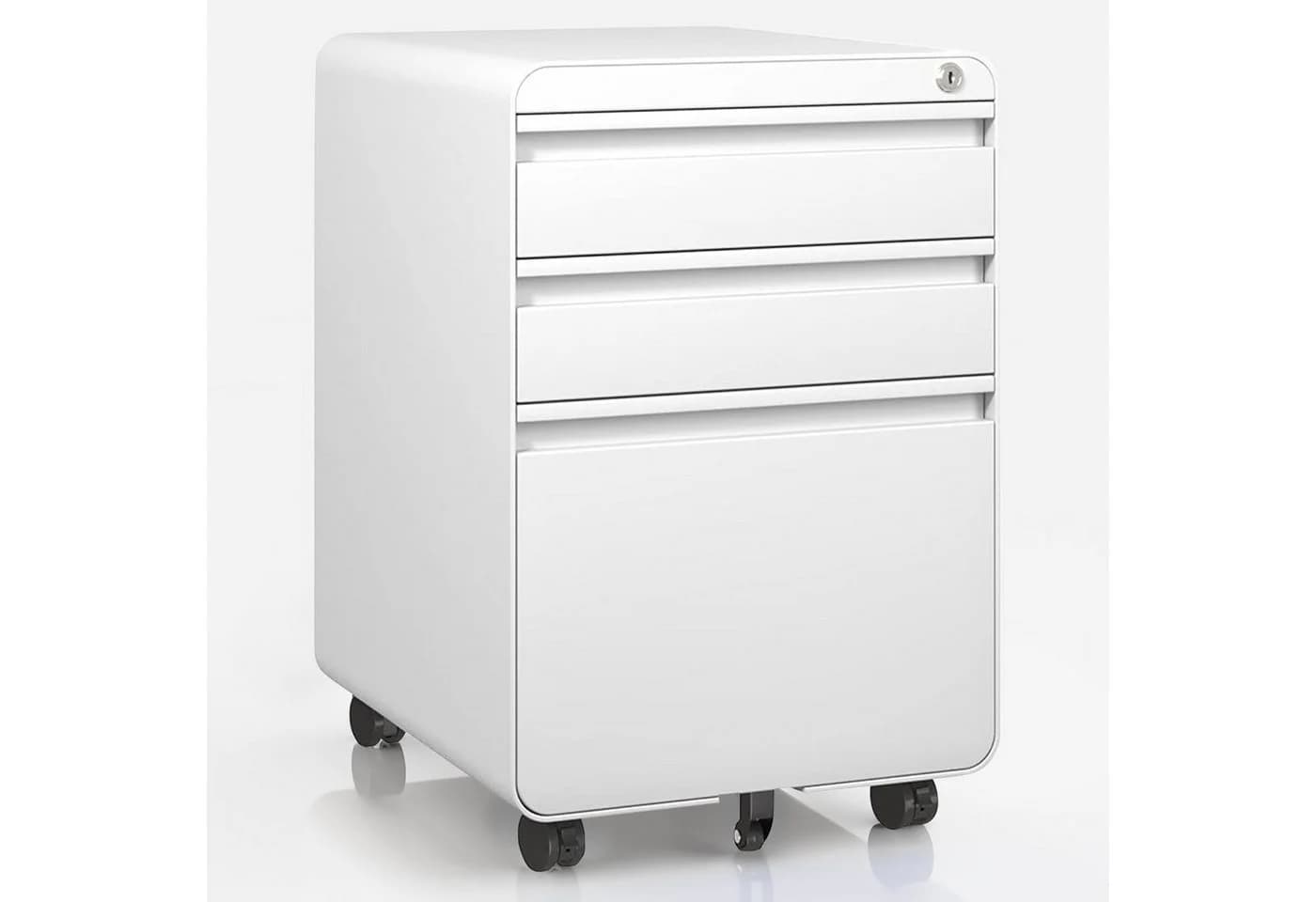 Dripex Aktenschrank Metall Rollcontainer Stahl mit 2/3 Schubladen - Bild 2