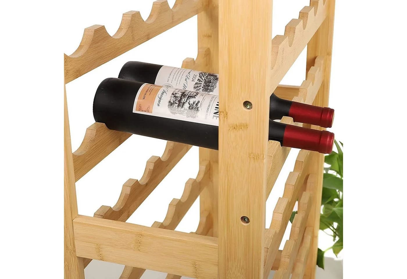 Dripex Weinregal aus Bambus für 12-27 Flaschen - Bild 5