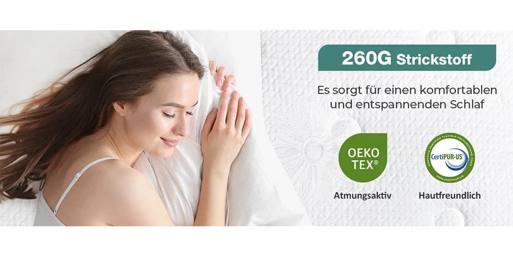 Vesgantti Taschenfederkernmatratze 7-Zonen H3 Zertifiziert - Bild 4