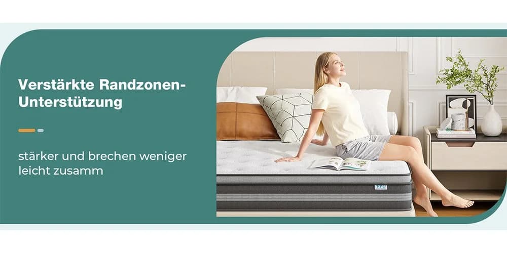 Vesgantti Taschenfederkernmatratze 7-Zonen H3 Zertifiziert - Bild 5