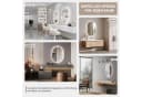 Dripex Badspiegel LED Oval Spiegel mit Uhr und Bluetooth-Lautsprecher Bild 5