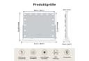 Dripex Schminkspiegel Hollywood mit LED, 3 Lichtfarben & Dimmfunktion Bild 1