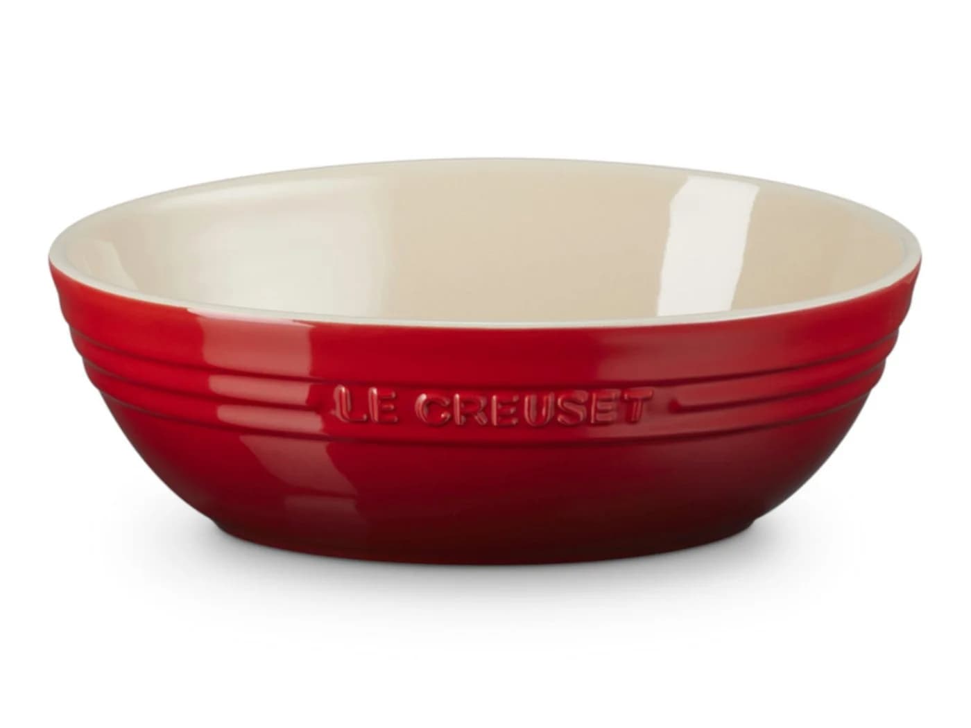 LE CREUSET Servierschale rund Kirschrot 3,2l Steinzeug - Bild 2