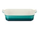 LE CREUSET Backform Tradition rechteckig Bleu Riviera 23cm Bild 2
