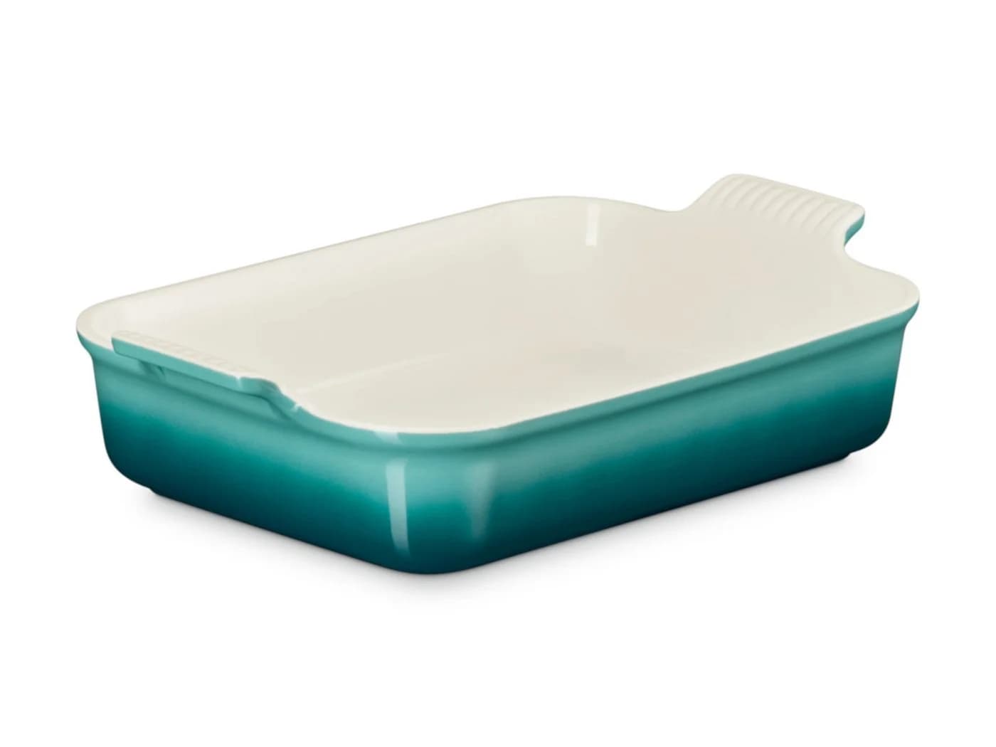 LE CREUSET Backform Tradition rechteckig Bleu Riviera 23cm - Bild 4